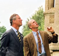 Royal visit to Lyveden New Bield