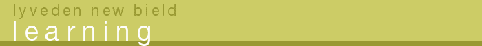 Lyveden New Bield - Learning Banner